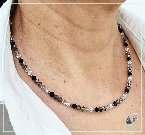 Collana donna cristalli