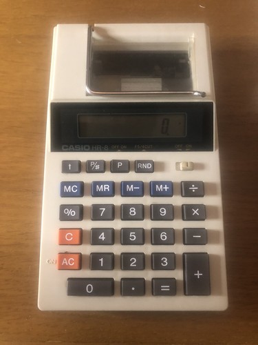 Casio calcolatrice - casio, hr-8
