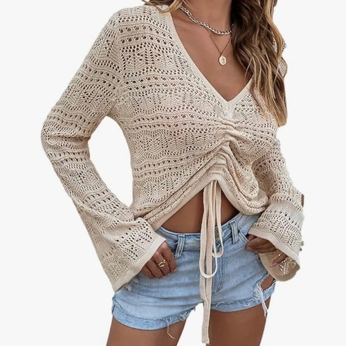 Unbranded pointelle knit top - unbranded,