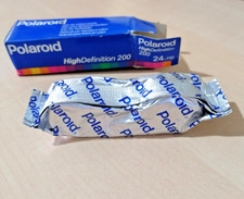 Pellicola a colori Polaroid High Definition 200-mai usata scatola aperta vintage