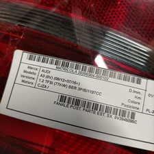 8V4945095C Fanale post. parte est. SX AUDI A3 (8V) 1.8 TFSI (132Kw)S-tronic Ber