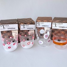 Coppia di bicchieri in vetro