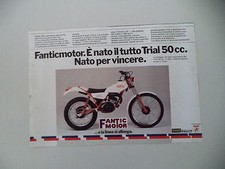 advertising Pubblicità 1979 MOTO FANTIC TRIAL 330 50 cc