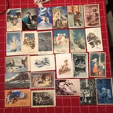 cartolina buon natale lotto 24 Pezzi