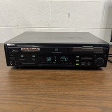 Philips CDR-800/17 registratore CD audio 3 CD changer senza telecomando testato 48379