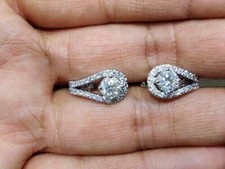 Orecchini a cerchio in zaffiro