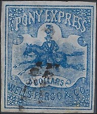 Wells fargo pony express 3 - pony, $3