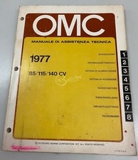 Manuale assistenza cod. 8006126 motori fuoribordo OMC 1977 85/115/140 HP 2T