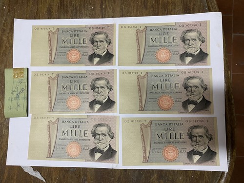 Banconote 1000 mille lire