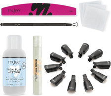 Take off Kit - Set Completo per Rimozione Di Smalto Gel Semipermanente - Acetone