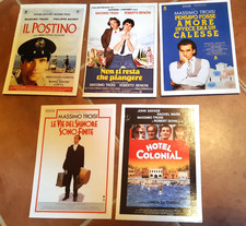 MASSIMO TROISI - LOTTO 5 SCHEDE CIAK FILM (POSTINO, NON CI RESTA CHE PIANGERE..)