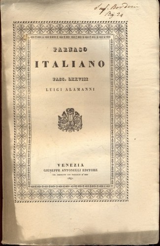 Parnaso italiano fascicolo - -,