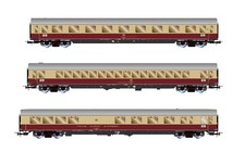 Rivarossi H0 4373 - Set 3 carrozze treno da viaggio TEE Bavaria ep. IV (80818436) nuovo