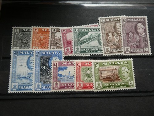 Malaya selangor 1957 set - selangor,
