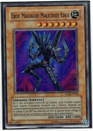 Carta glas eroe - yu-gi-ho,