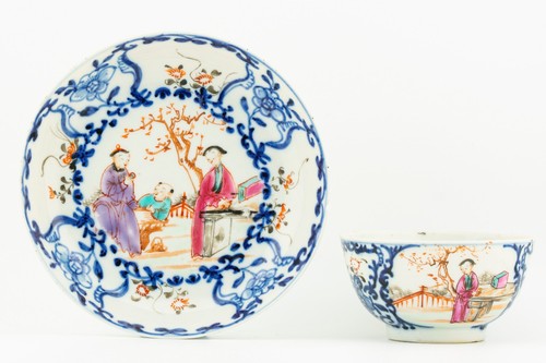 Piattino tazza porcellana