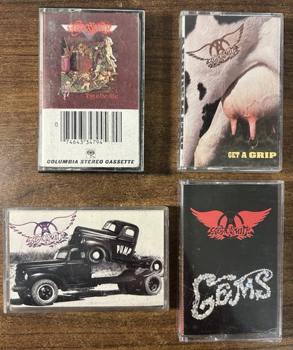 Aerosmith cassette lot - 4,