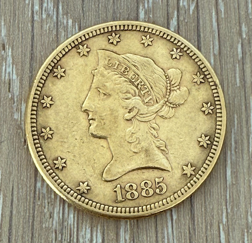 1885 oro dollari 10 - 10,