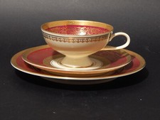 VINTAGE TRIO TAZZA DA TÈ ROSENTHAL THOMAS PREZIOSA PORCELLANA ANNI 50
