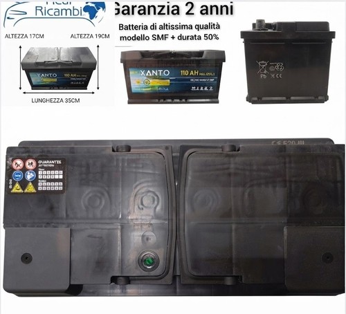 Batteria 110ah 980a 12v - 110ah,