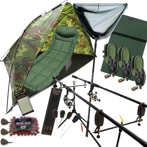 Set pesca carpa canne - set,