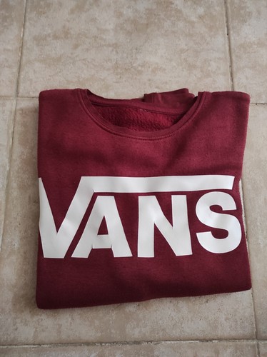 Felpa vans bordeaux taglia - felpa,