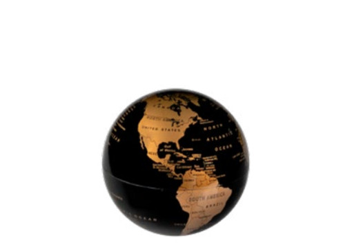 Mappamondo miniatura nero - mappamondo,