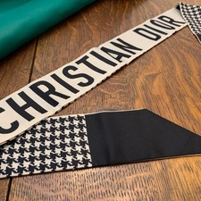 Fascia Per Capelli Christian Dior E Foulard , Hairband