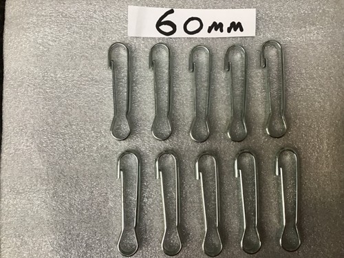 Ganci molla zincati 60 - ganci,