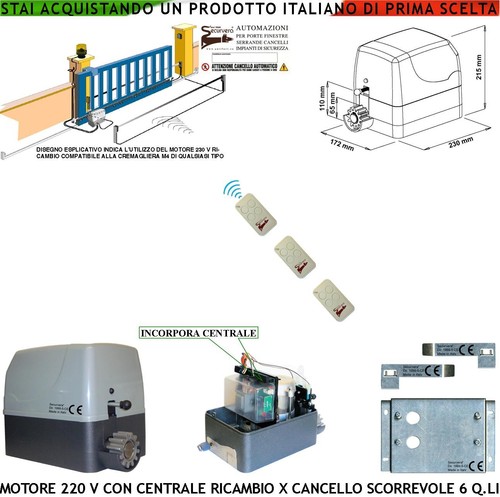 Cancello scorrevole li - cancello, 6