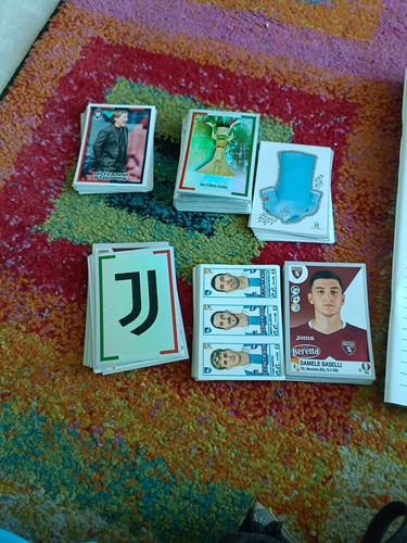 Lotto 158 figurine calciatori - lotto,