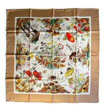 Sciarpa di seta vintage Gucci