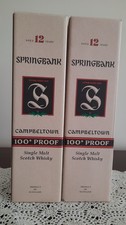 EMPTY SPRINGBANK whisky liquor