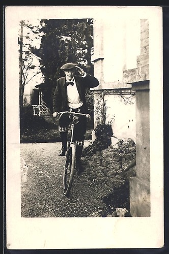 Cartolina fotografica giovane
