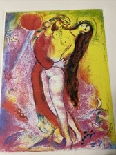 Marc Chagall Litografia Da Fondazione Fantastica