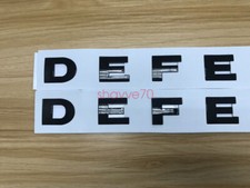 Defender 90/110 scritta cofano