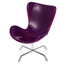 Mini sedia miniatura sedia uovo modello mini casa poltrona decorazione adorn