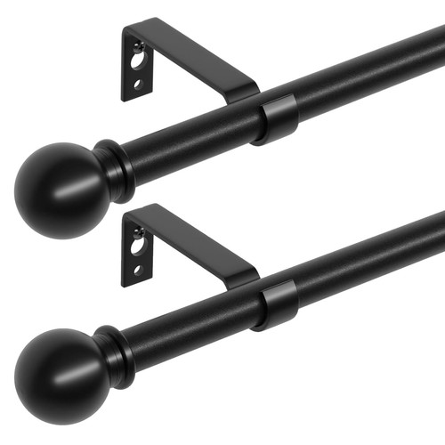 Bastone tenda nero - nero, cm