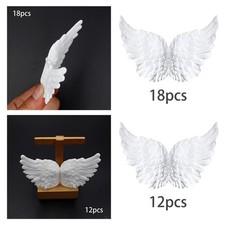12 Pezzi Ali di Piume D'angelo Decorazioni per Costumi Travestimenti Accessori