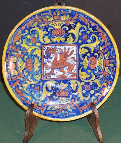 Piatto ceramica gualdo - piatto, di