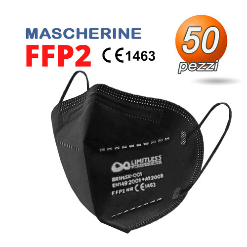 Mascherine ffp2 ce1463 nero - mascherine,