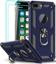 LeYi Cover iPhone 8 Plus/7 Plus,iPhone 6s Plus/6 Plus con Vetro Temperato (g9q)