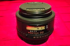 Pentax FA 50mm f1.4 con filtro