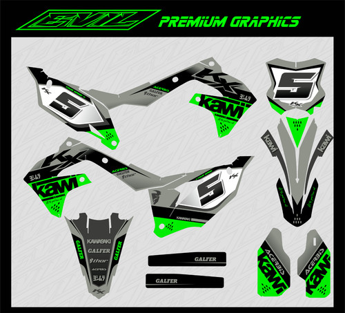 Kawasaki motocross grafica - kawasaki,