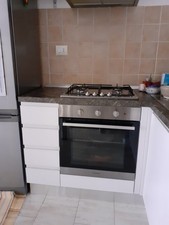 Cucina angolare con - angolare, forno