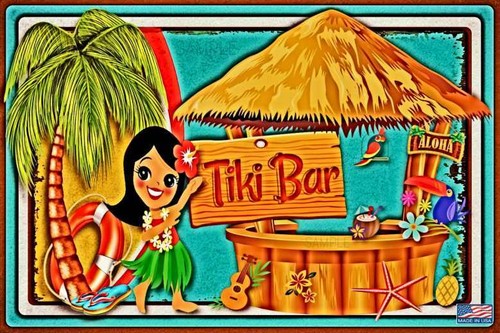 Cabana hula tiki - tiki, bar!
