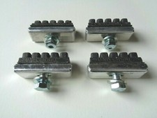 *NOS Pastiglie blocco freni vintage anni 70/80 UNIVERSAL CX nere italiane (x4pz)*