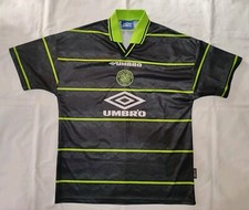 MAGLIA CALCIO VINTAGE UMBRO FOOTBALL SHIRT FC CELTIC 1998/99 AWAY KIT 