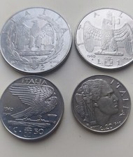 Tutte 1940 /XVIII  SERIE 4 MONETE REGNO D' ITALIA IMPERO 3 OTTIMO STATO