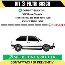 KIT BOSCH 3 Filtri tagliando